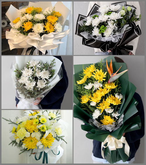 广东中山市东升镇益隆村白事花束代送